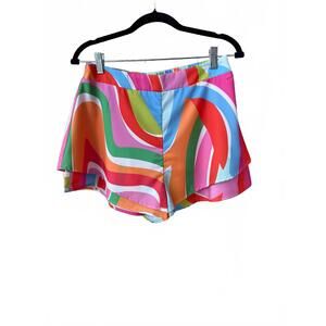 NEW SINCERELY OURS women's wave party shorts in multi